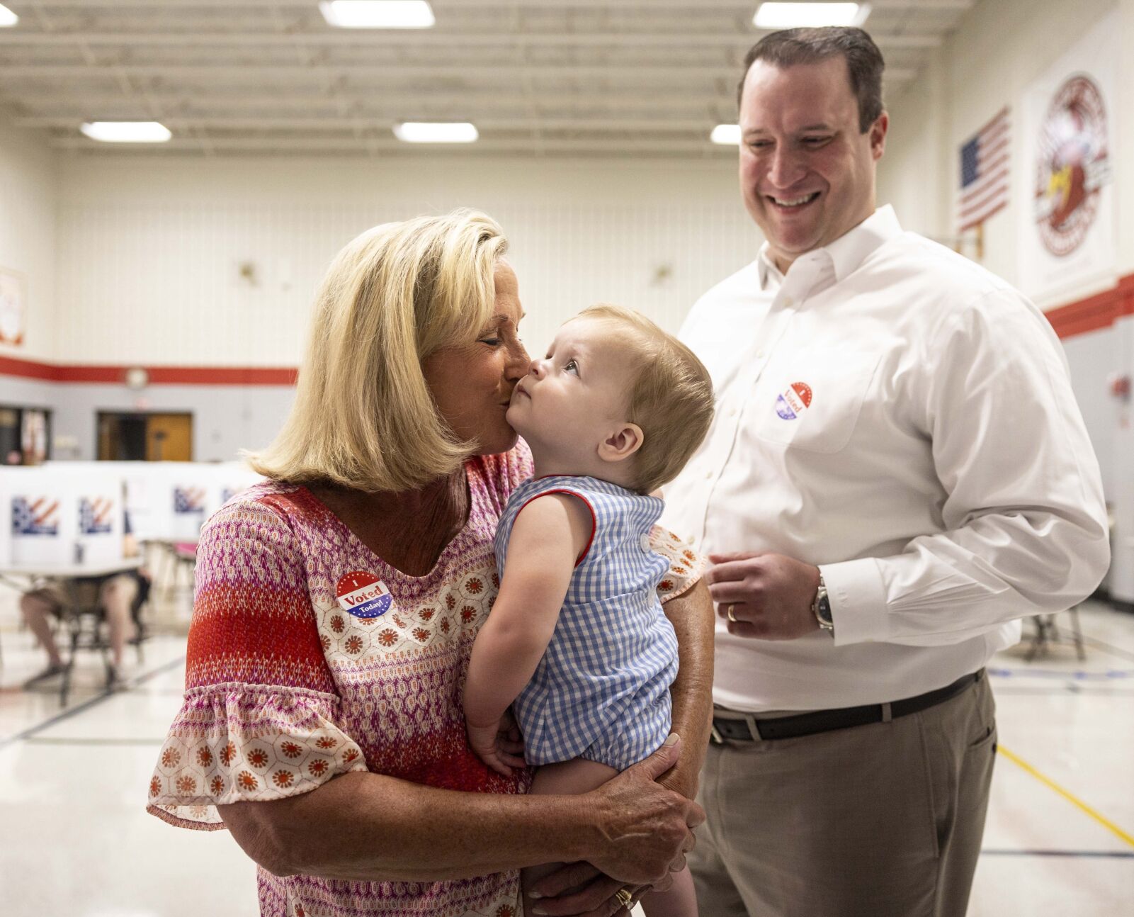Ann Wagner places her votes for Missouri's primary elections